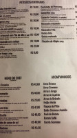 Restaurante Avenida Bar Restô menu