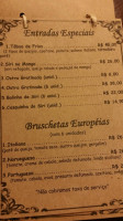 Bistro Café Boulevard menu