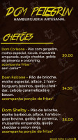 Dom Pelegrin menu