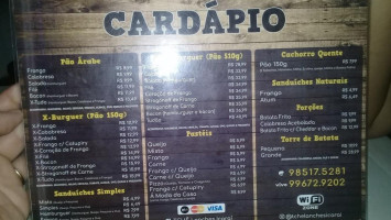 Tchê Lanches menu