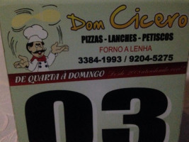Dom Cicero Pizzas E Petiscos E Picanha Na Chapa menu