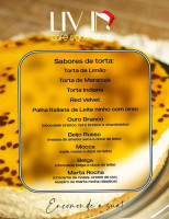 Liv In Café E Gastrobar menu