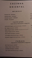 Kitaro menu