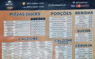 Niely Pizzas menu
