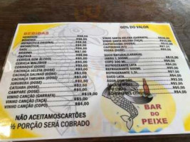 Do Peixe Ii menu