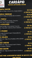 Tapioca Artesanal Caxias menu