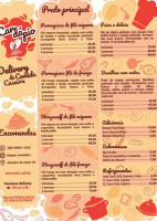 Chapéu Vermelho menu