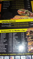 Giga Lanches menu