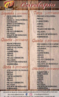 Gigaburguer Cidadenova menu