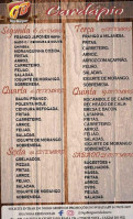 Gigaburguer Cidadenova menu
