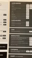 Fica, Café Brunch Drinks menu