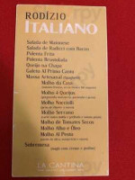 Cantina Seraggio Galeto E Grelhados menu