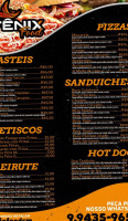 Fênix Food menu