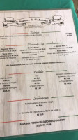 Sapore di Calabria menu