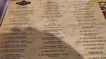 Estância Dom Viçoso Restaurante, Bar E Cachaçaria menu