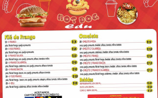 Hot Dog Edu menu