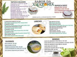 Sabor Da Amazônia menu