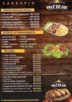 Rancho Vale Do Sol Jf menu