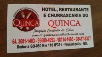 E Churrascaria Do Quinca menu