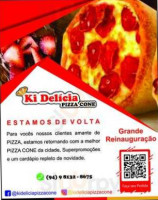 Ki Delicia Pizza Cone food