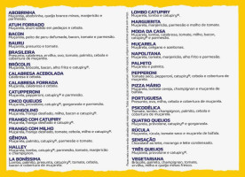 Pizza Mario Jundiaí -sp menu