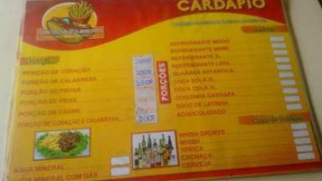 Lancheria Mineiro menu