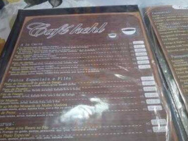 Cafe Kehl menu
