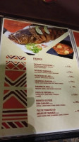 Choupana Do Lago menu