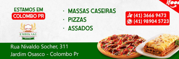 Pizzaria Em Colombo Embikaki Pizzas, Massas E Assados food