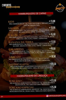 Império Burger menu