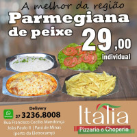 Pizzaria, Choperia E Itália food