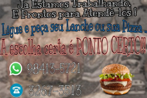 Lanchonete E Pizzaria Ponto Certo food