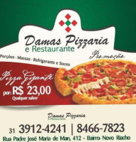 Damas Pizzaria food