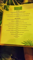 Namata Bar Restaurante menu
