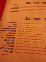 Pietri Pizzeria Artigianale menu