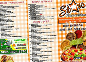 Stars Disk Pizzas E Sfihas menu