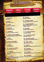 E Pizzaria Pedágio menu