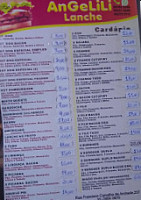 Angelili Lanches menu