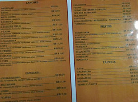 E Lanchonete Cabicera menu