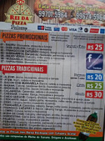 Rei Da Pizza menu