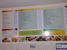 Lanchonete Da Leila menu