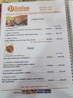 Dallas Pizzaria Uruaçu menu