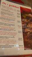 Mandalas Steakhouse menu