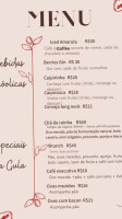 Vício Da Gula Gastronomia Café menu