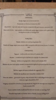 Botequim Sapucai menu