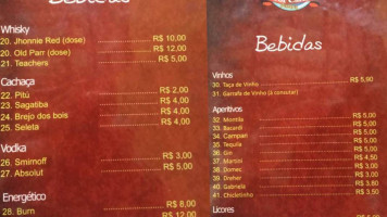 Pizzaria Sabor Carioca menu