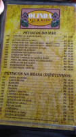 Olinda Art Grill menu