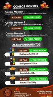 Monster Burguer menu