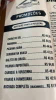 Churrascaria Paraibana menu