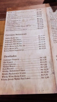 Bossa Nova menu